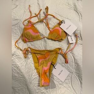 With Jean Multicolor Bikini